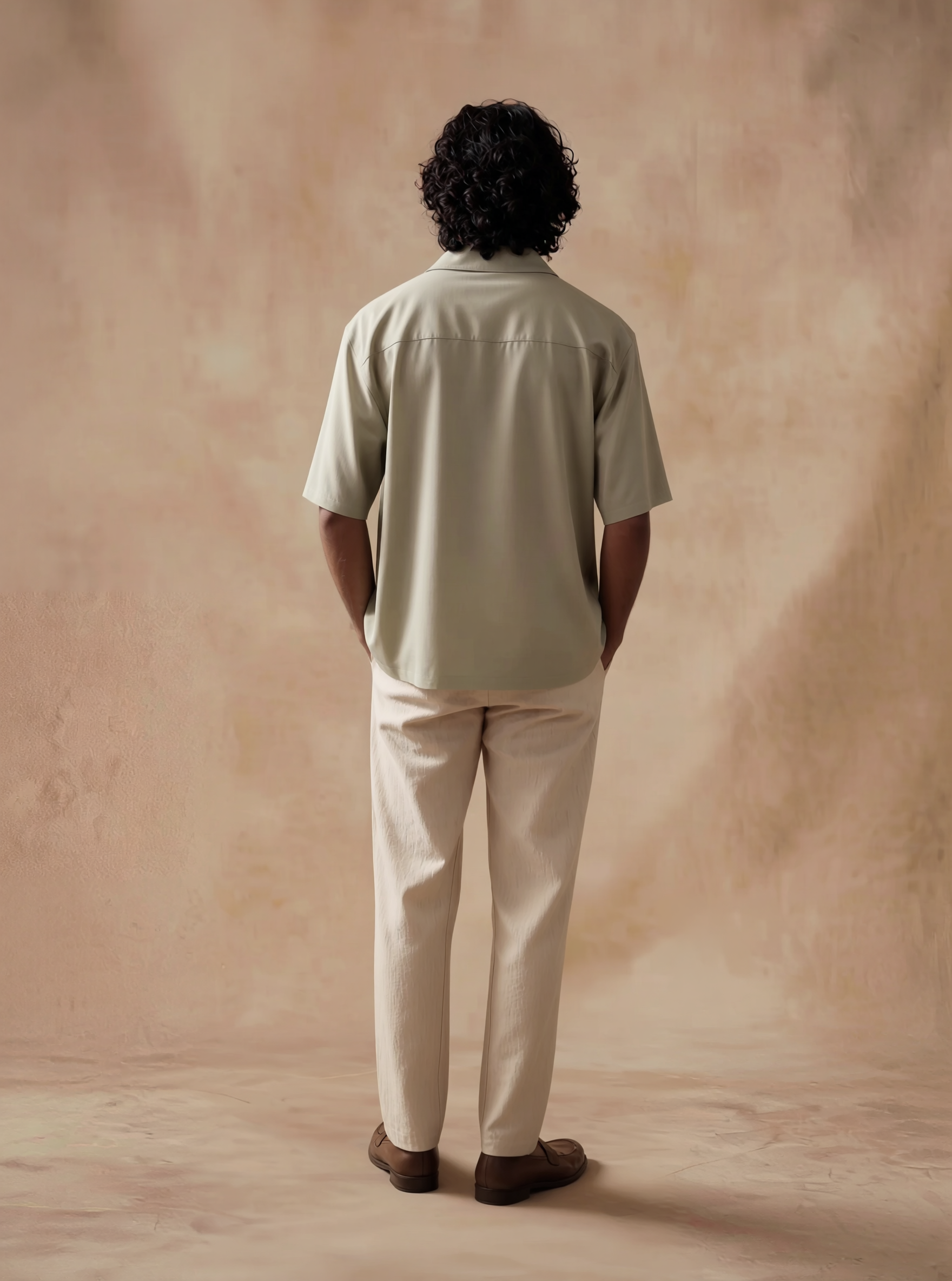 Cruz Cuban Collar Relaxed Fit Shirt