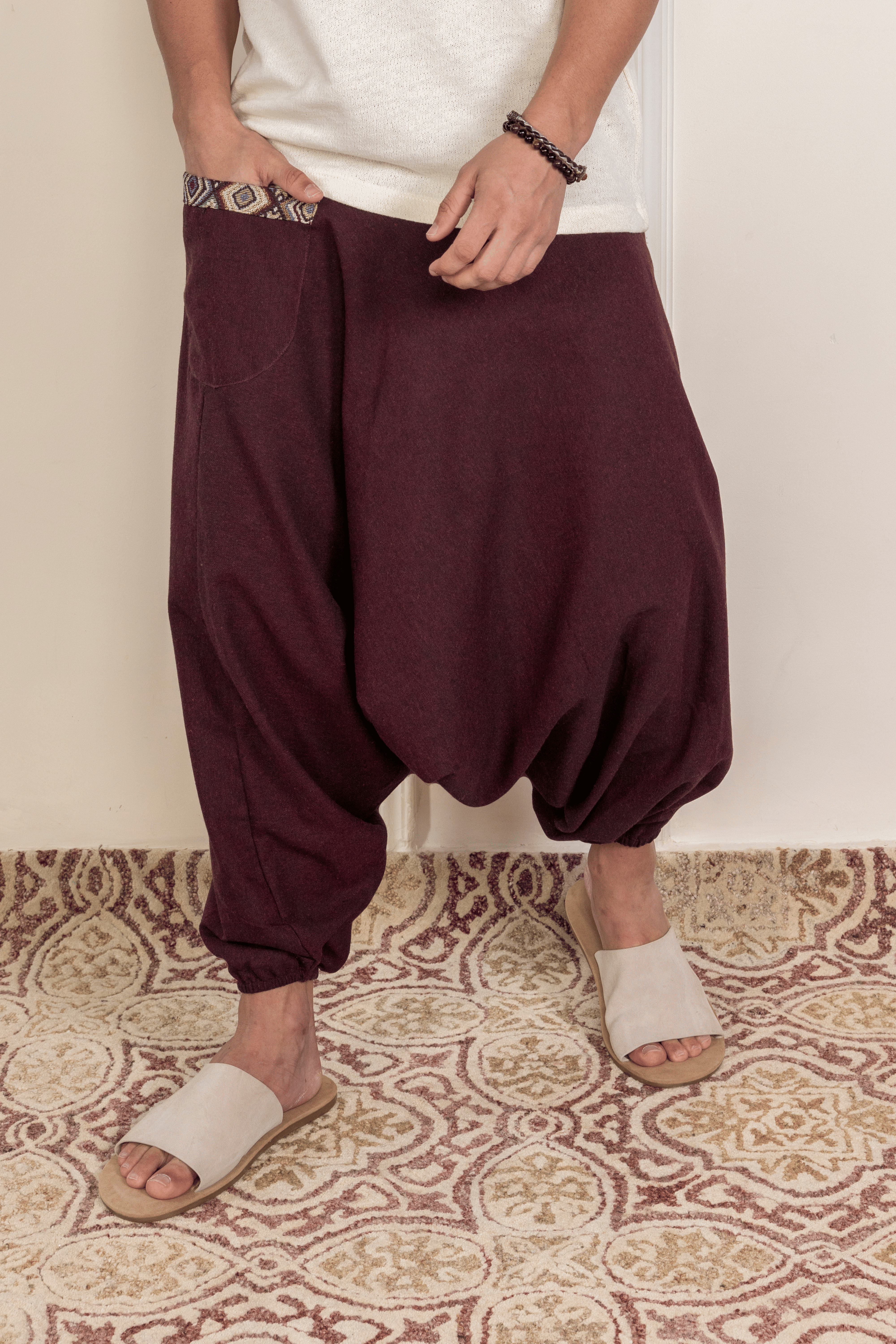 Aladdin Low Crotch Harem Pants