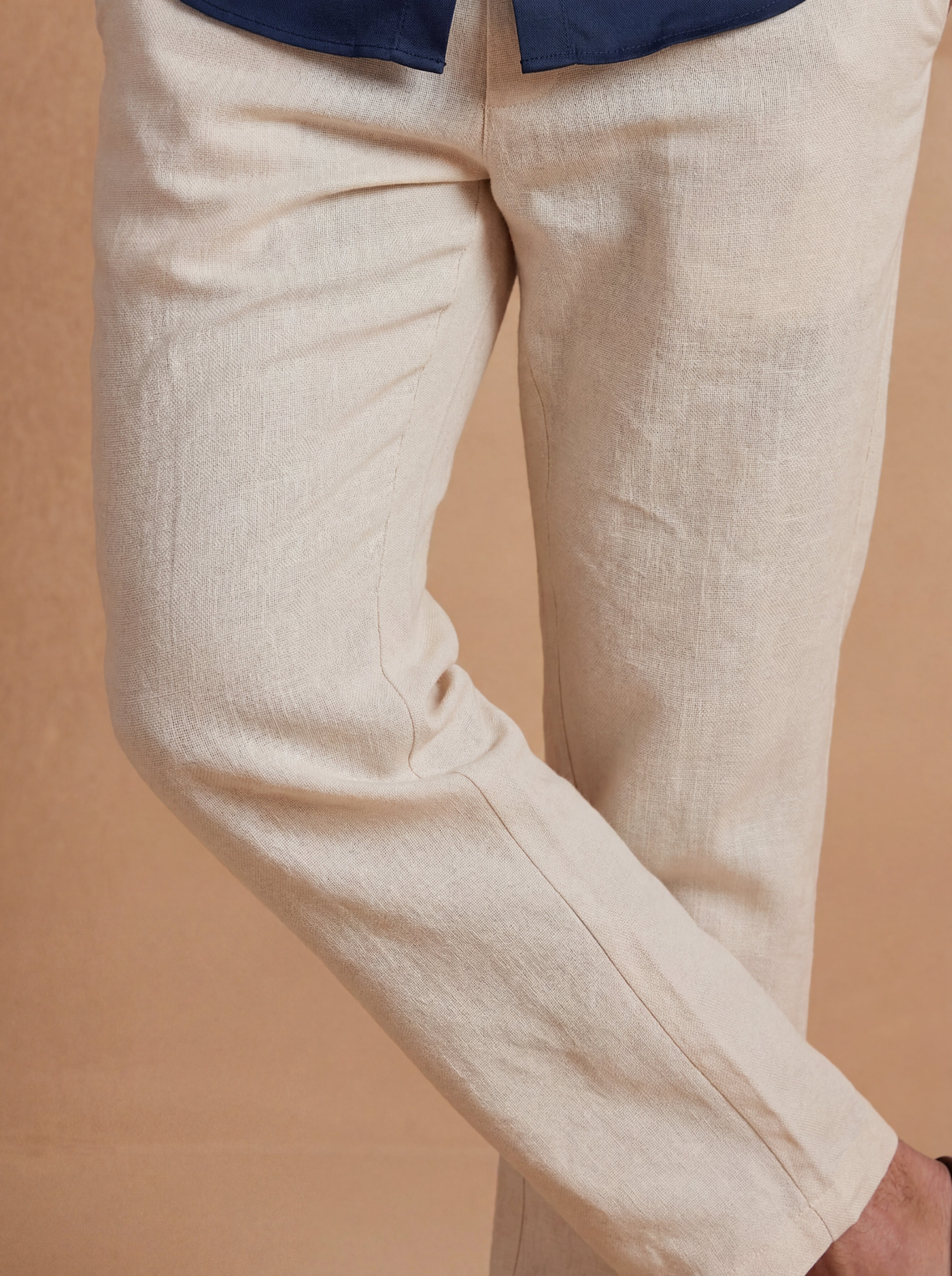 White All Day Slim Fiit Pants