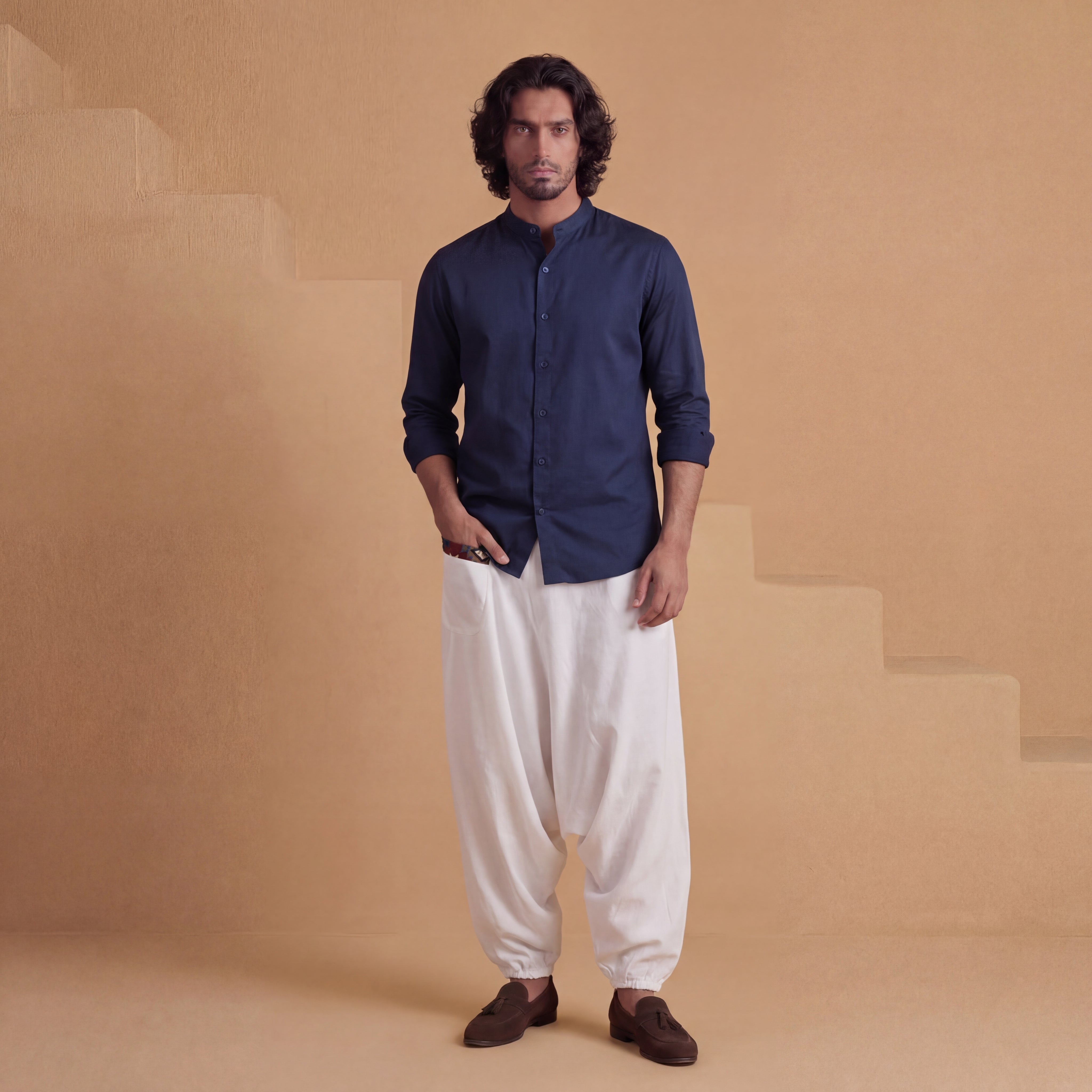 Alibaug Blue Co-ord Set