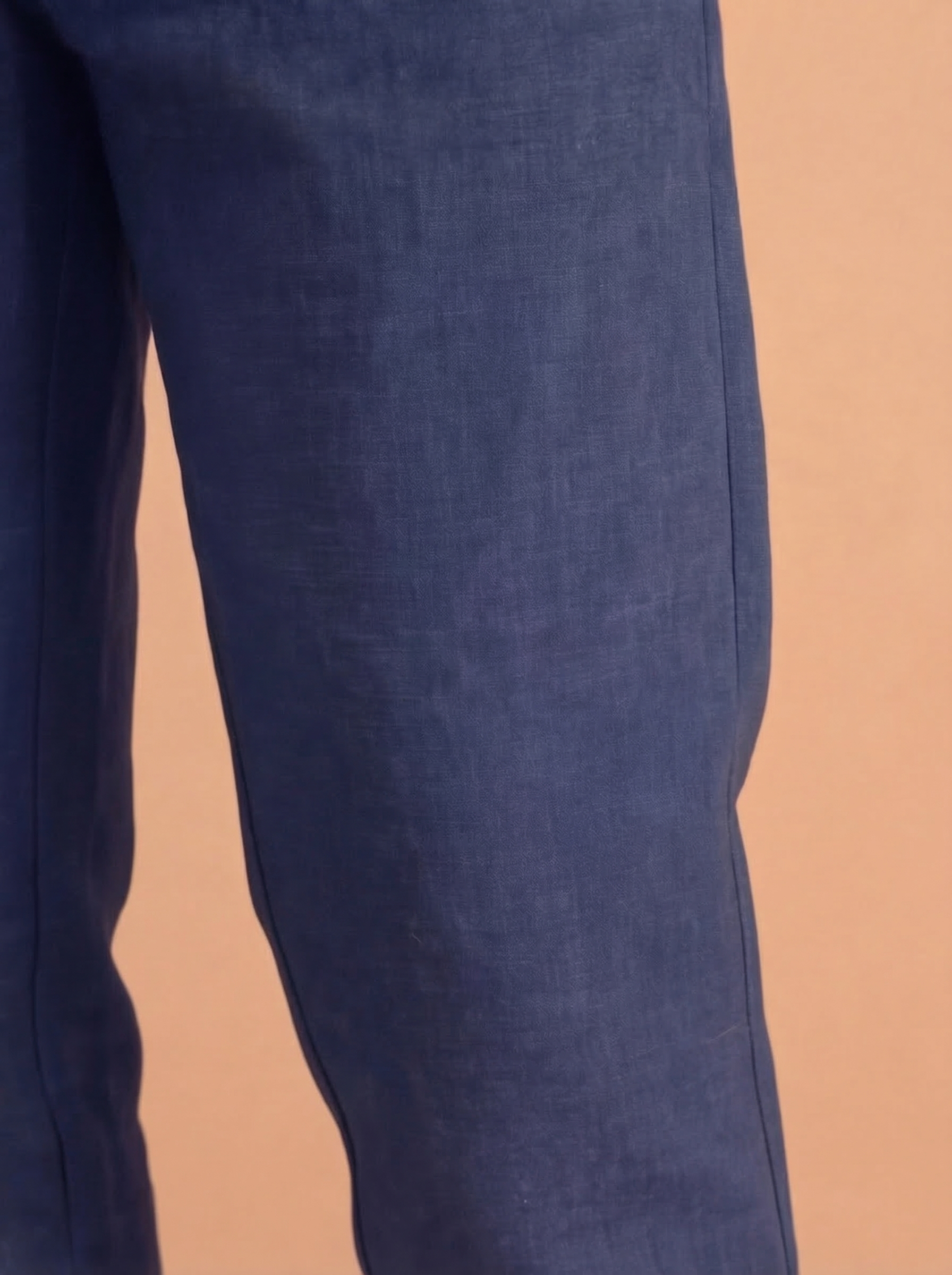 Midnight Blue Slim Fit Pants