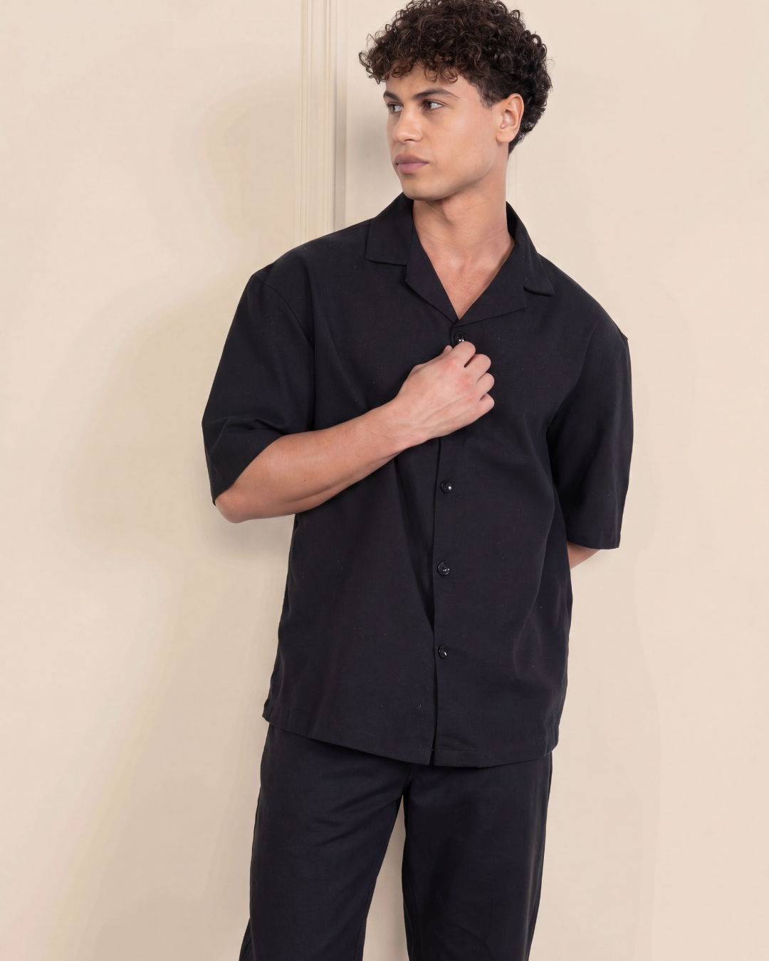 Most Loved Black on Black Co-ord Set