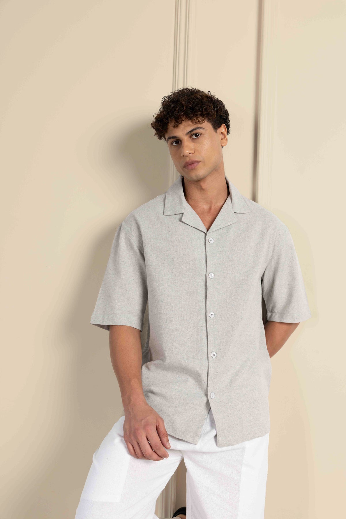 Sage Grey & White
