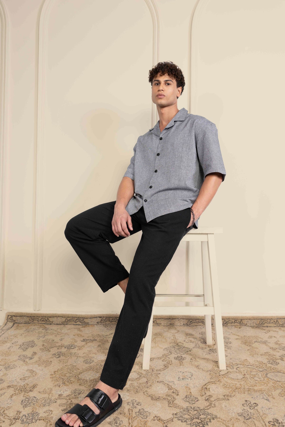 Grey & Black