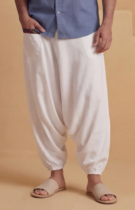 DUSKY BLUE MANDARIN CO-ORD SET