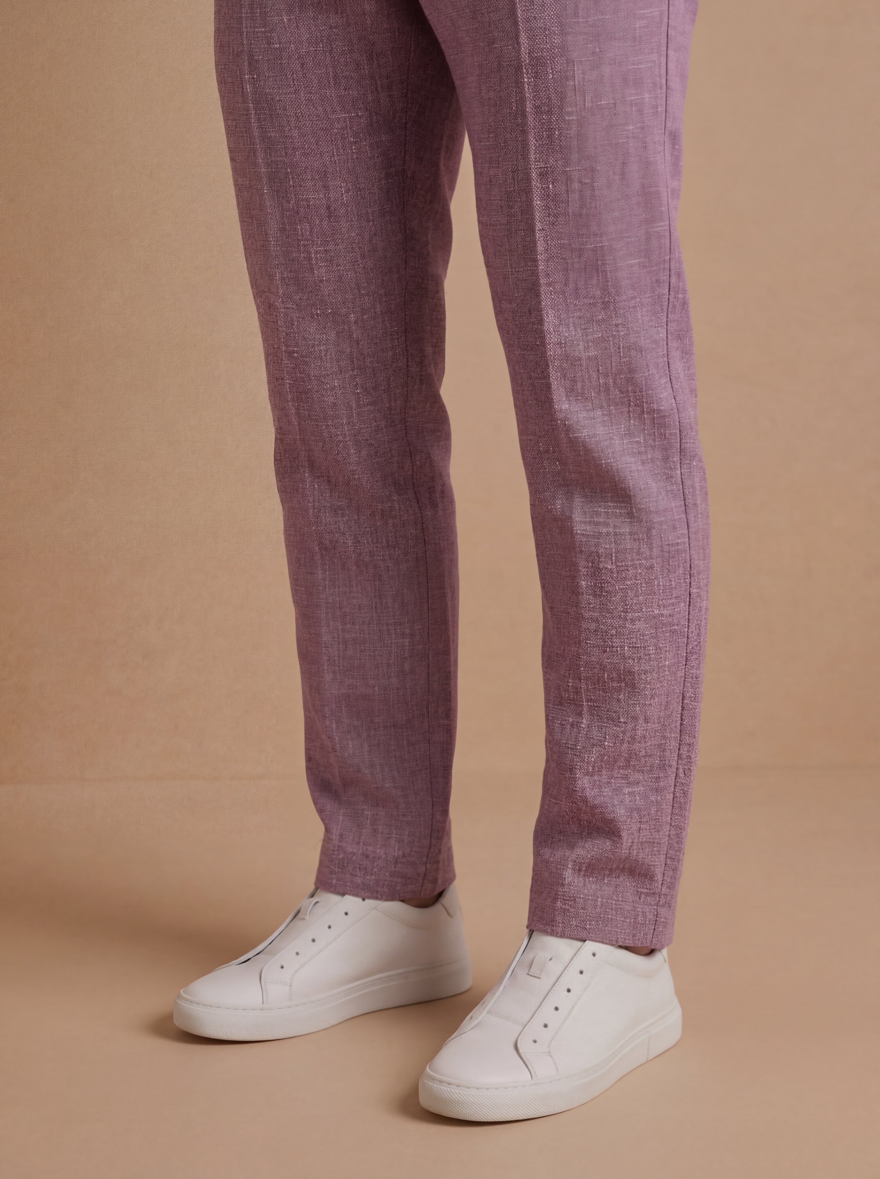 Dusty Wine Slim Fit Pants