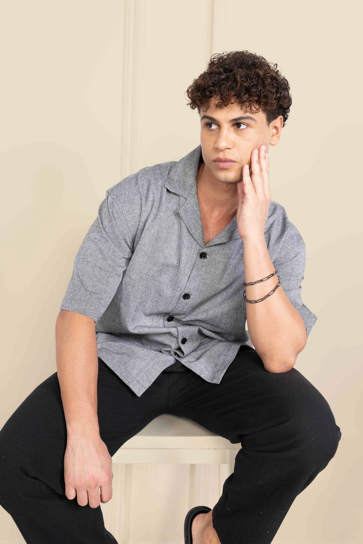 Grey & Black