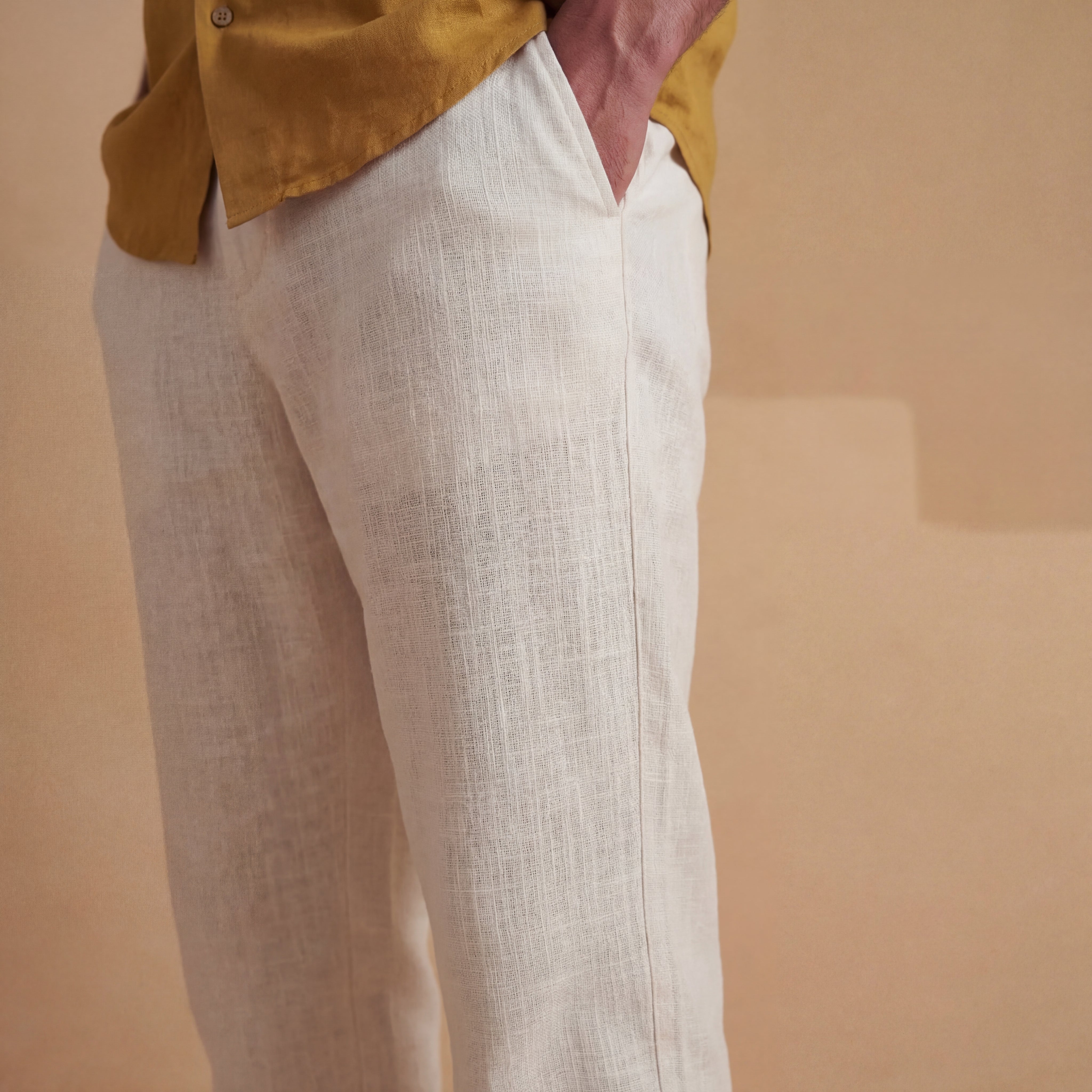 White All Day Tapered Pants
