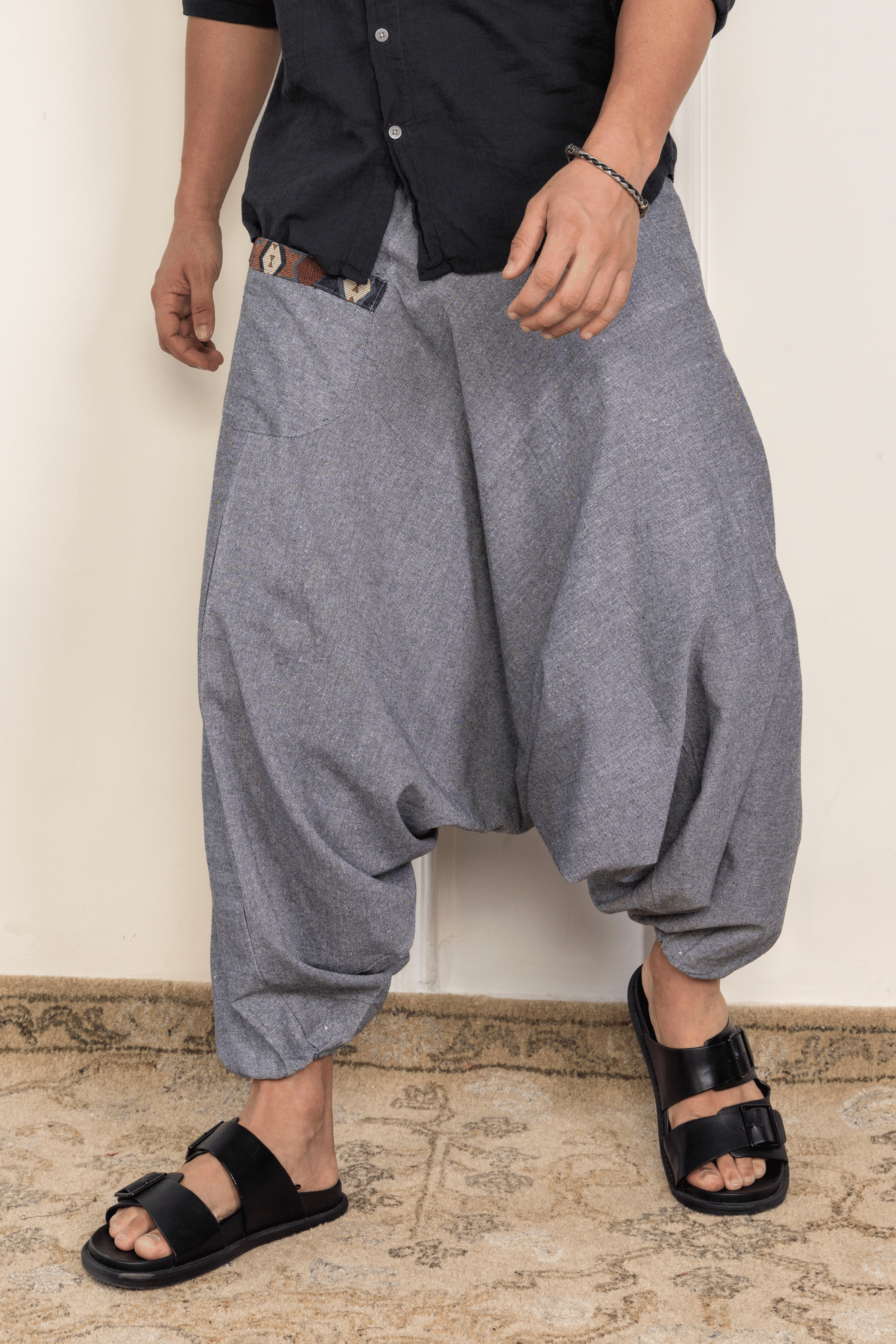 Aladdin Low Crotch Harem Pants