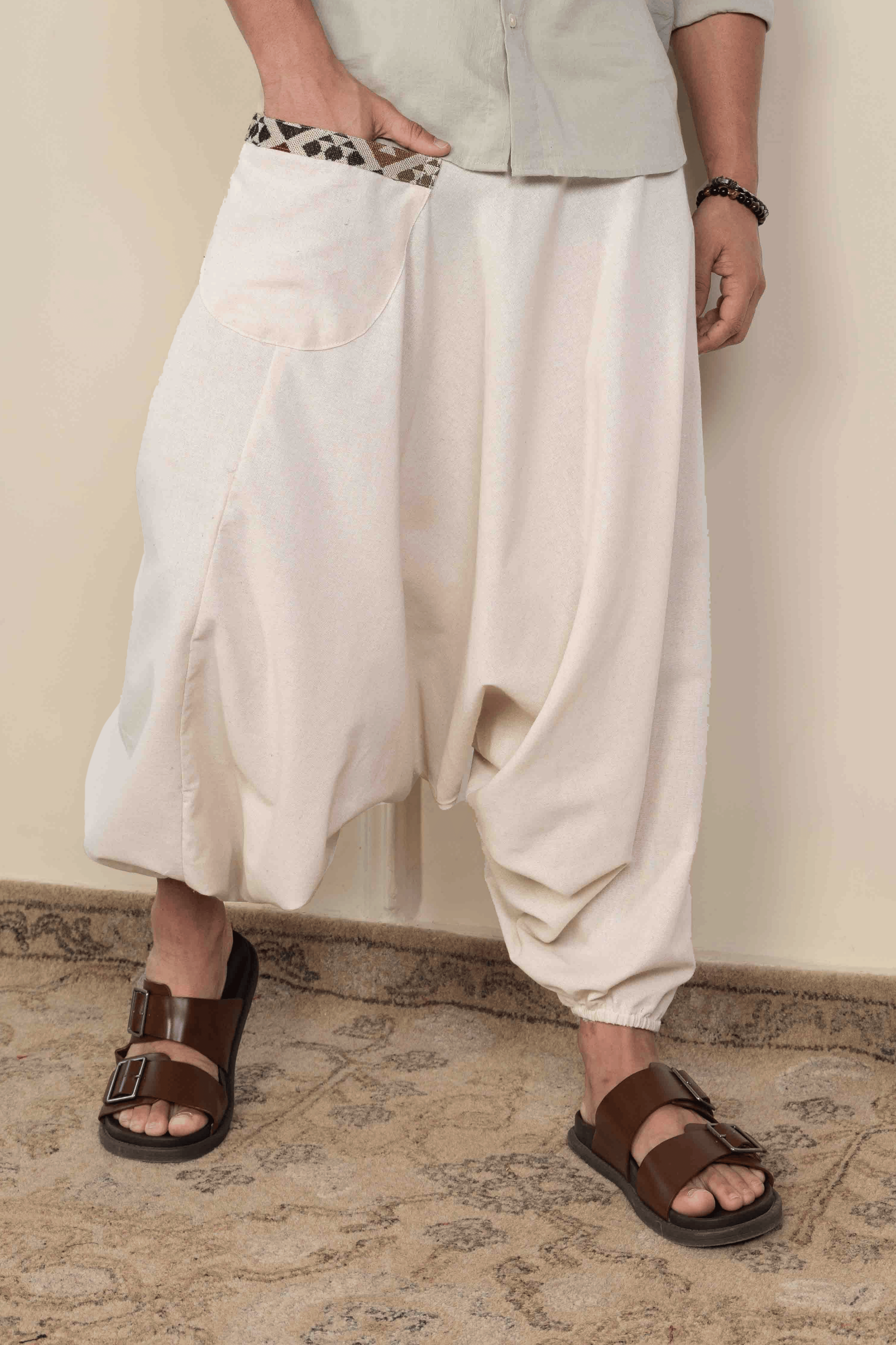Aladdin Low Crotch Harem Pants