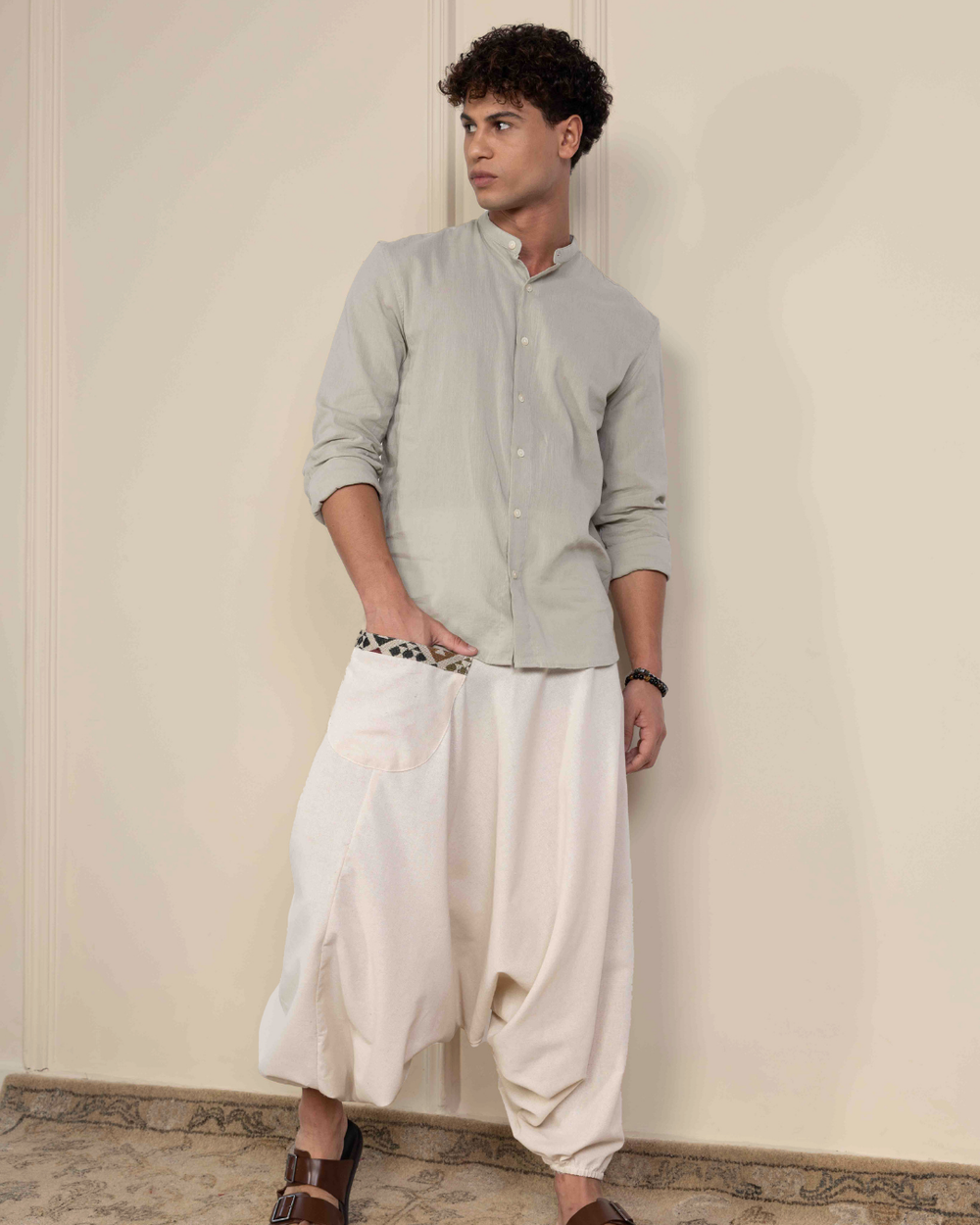 Aladdin Low Crotch Harem Pants image 4