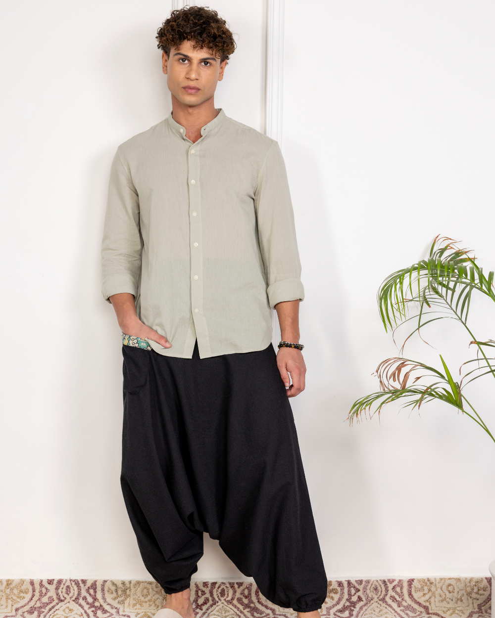 Aladdin Low Crotch Harem Pants image 1