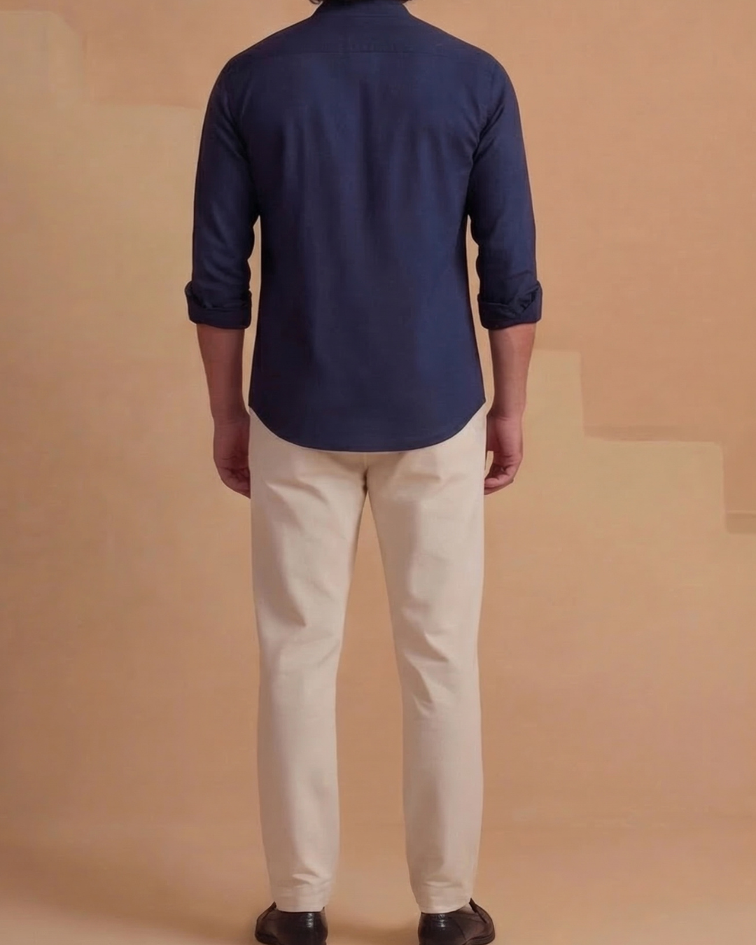 Aarav - Flowing Band Collar Shirt