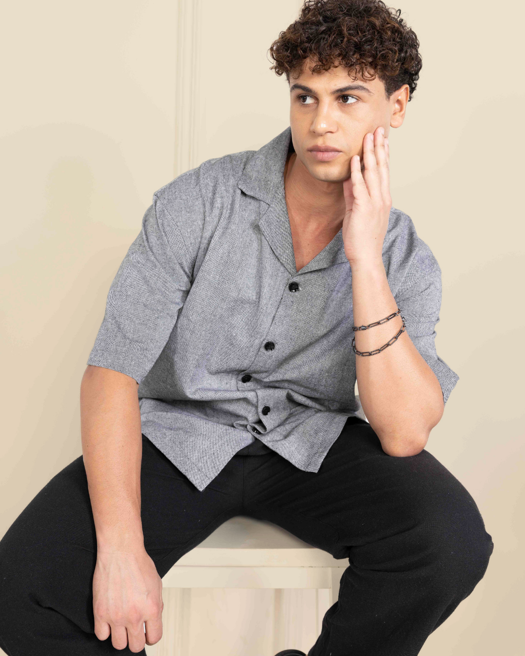 Grey & Black