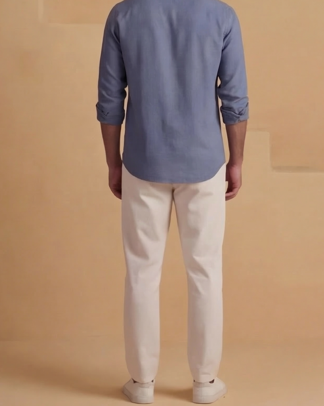 Aarav - Flowing Band Collar Shirt