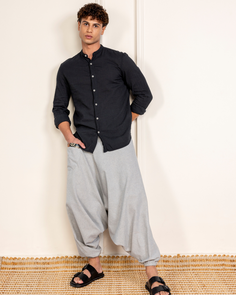 Aladdin Low Crotch Harem Pants.