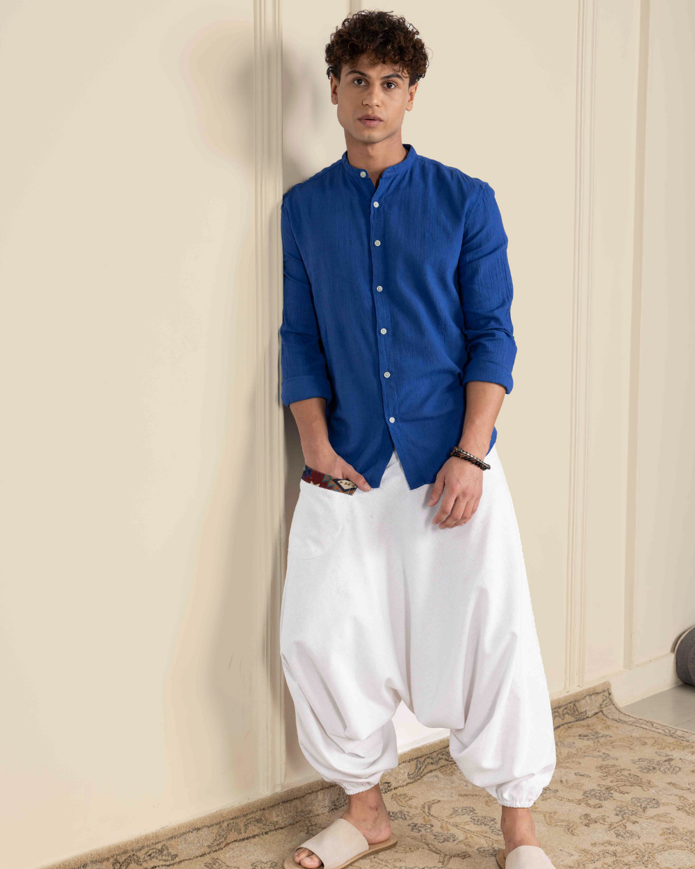 Aladdin Low Crotch Harem Pants image 1