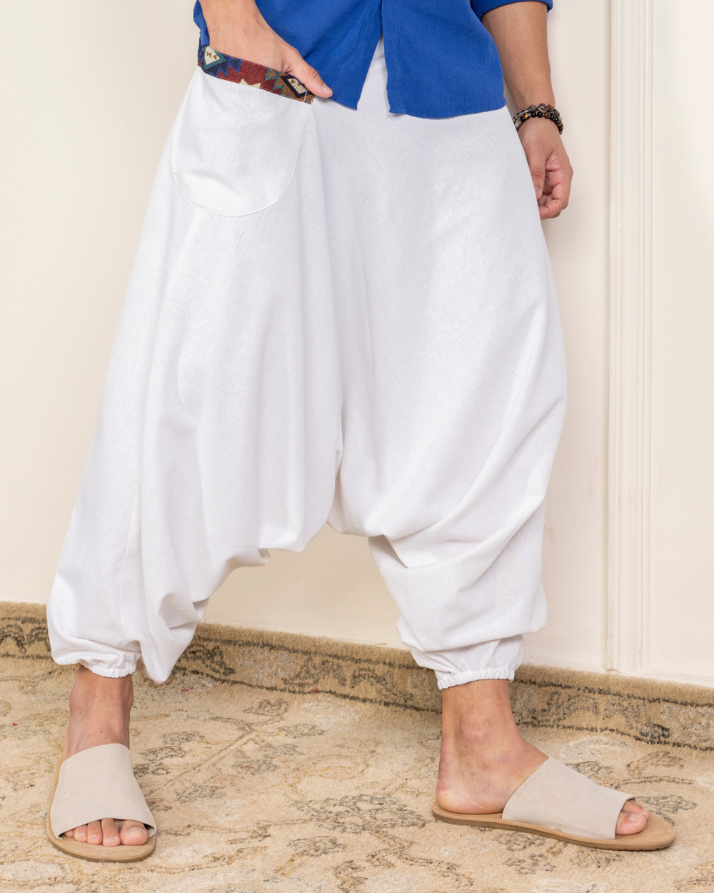Aladdin Low Crotch Harem Pants image 2