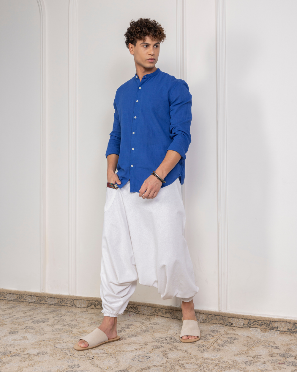 Aladdin Low Crotch Harem Pants image 4