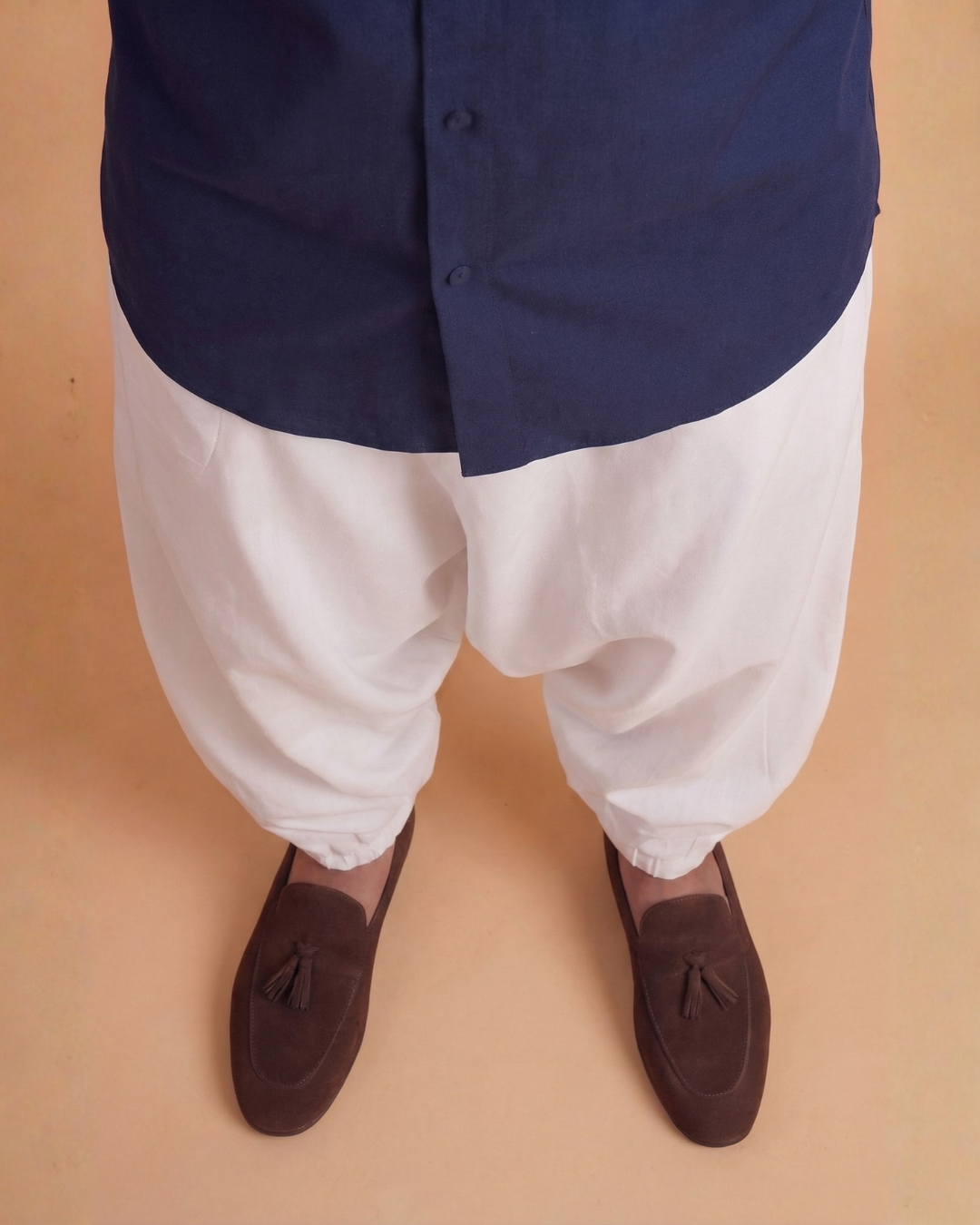 MIDNIGHT BLUE MANDARIN CO-ORD SET