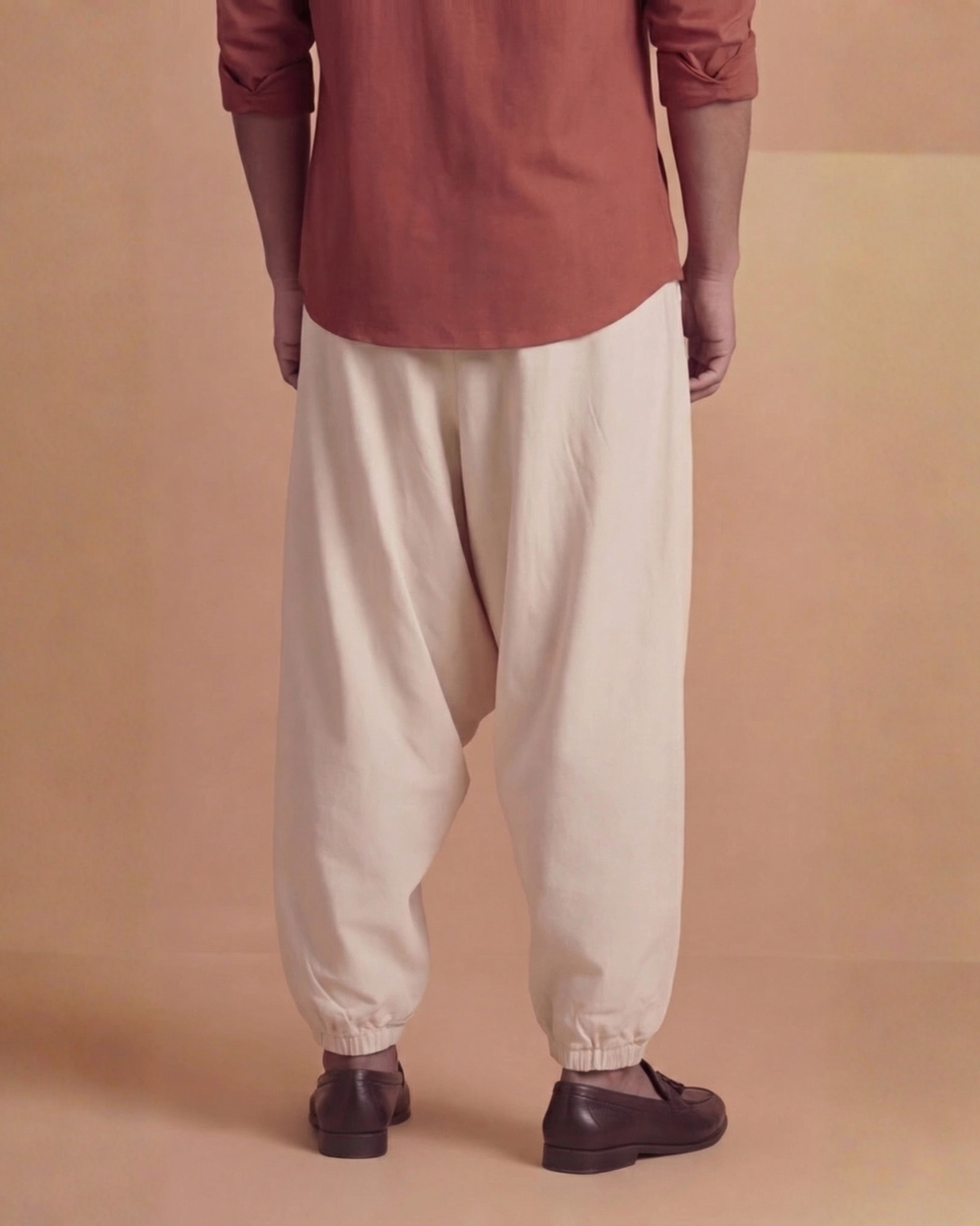 BURNT ORANGE MANDARIN CO-ORD SET