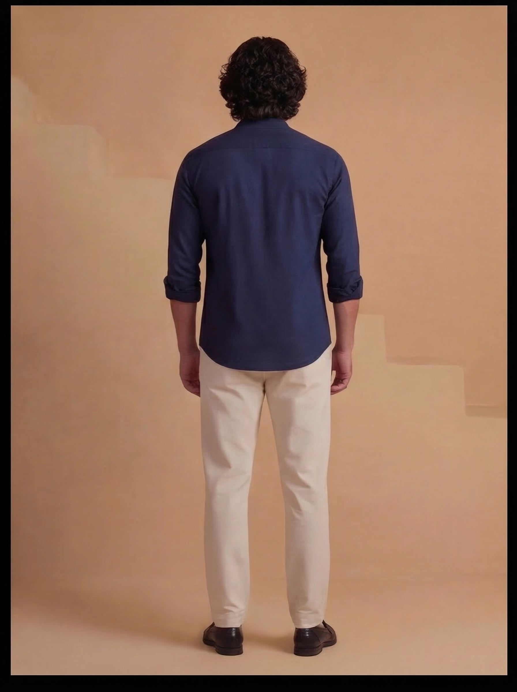 Kabir - Flowing Band Collar Shirt