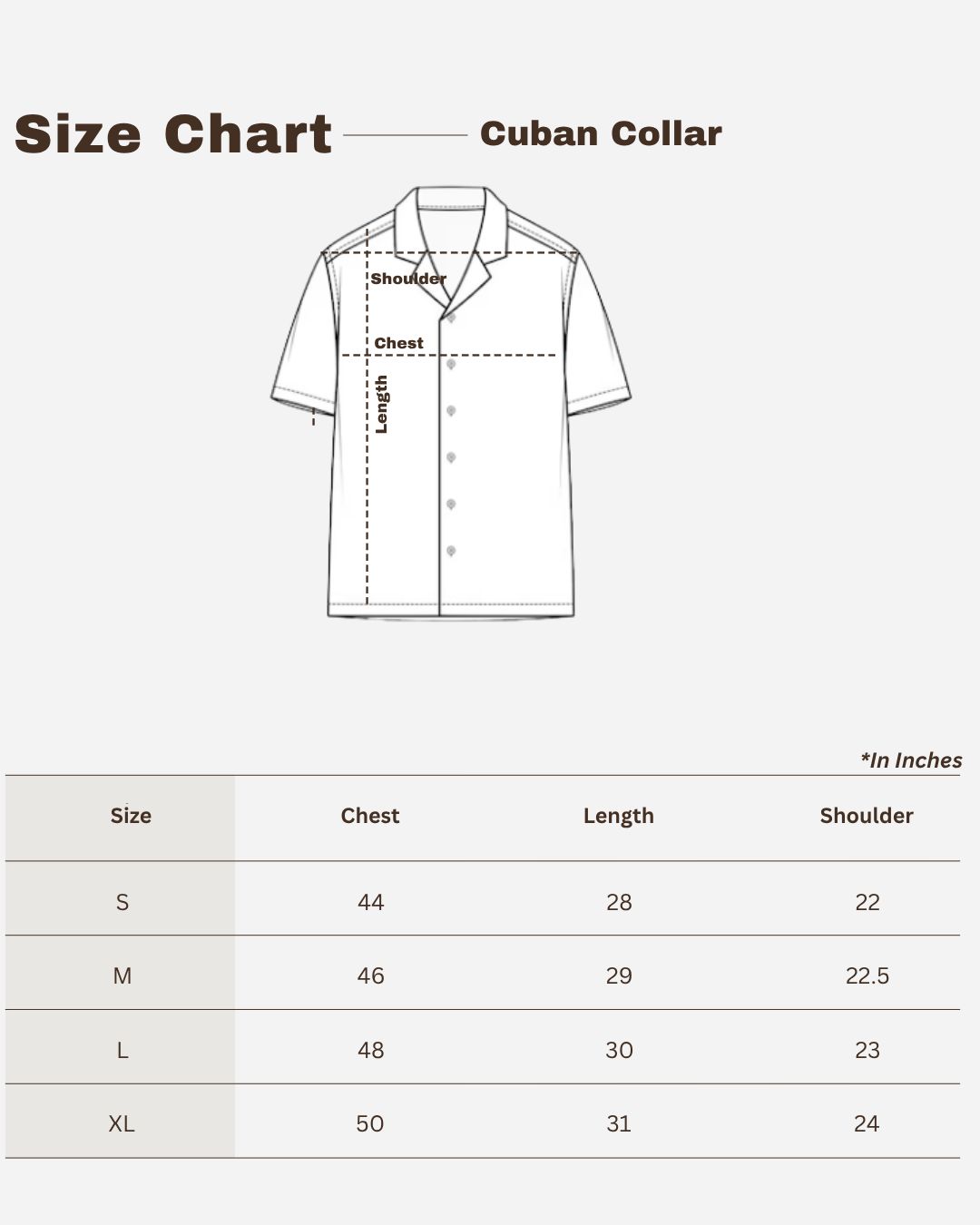 Size Cahrt